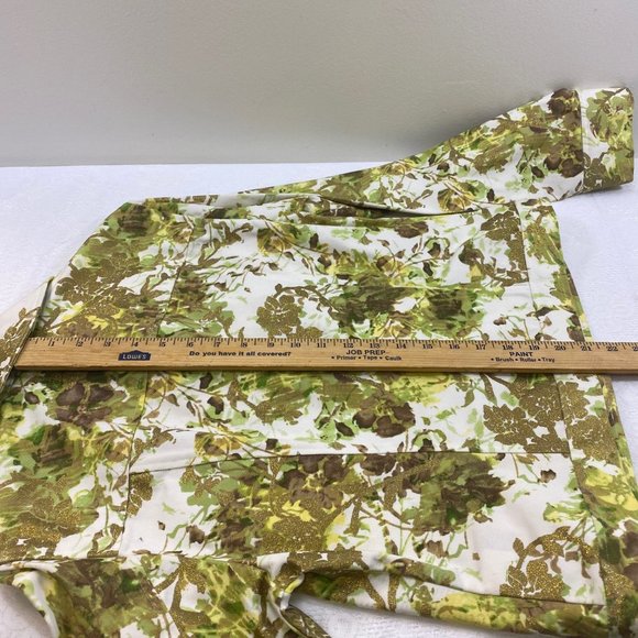 c.l.o.t.h.e.s  Fashion Jacket. Women Size Small Denim Fabric Floral Print. - Picture 9 of 10